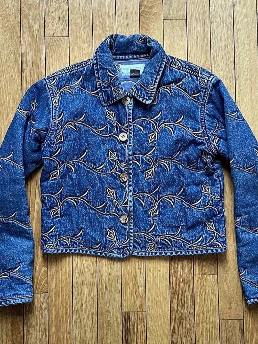 Vintage Embroidered Denim Jacket